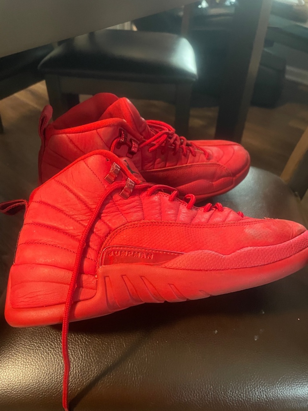 Jordan All-Red High-Top Sneakers